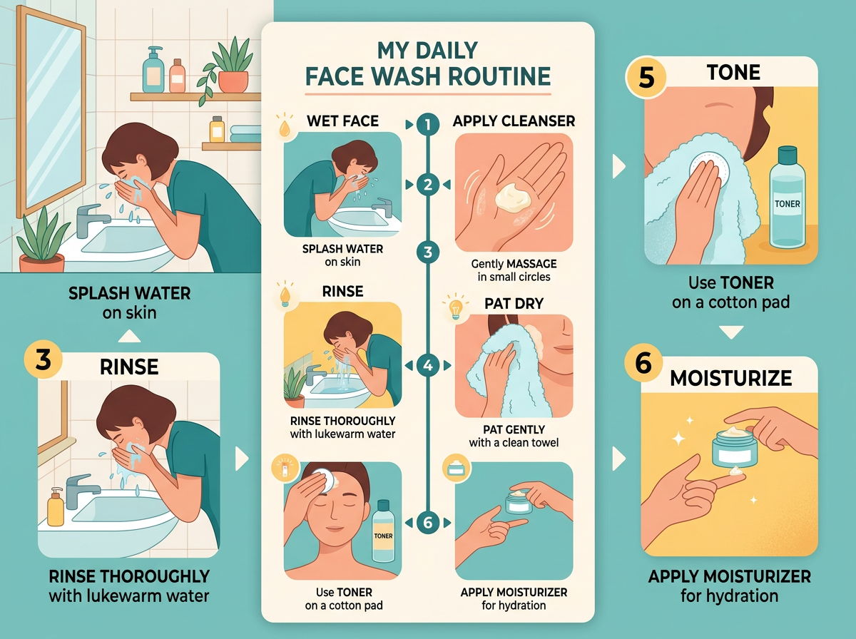 The Ultimate Face Wash Routine: Step-by-Step Cleansing Guide